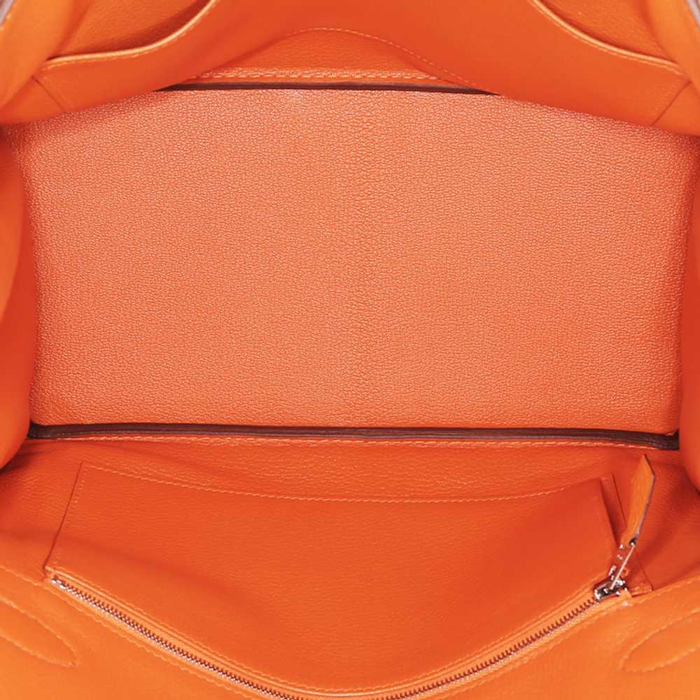 Hermès Birkin 30 cm handbag in orange togo leathe… - image 3