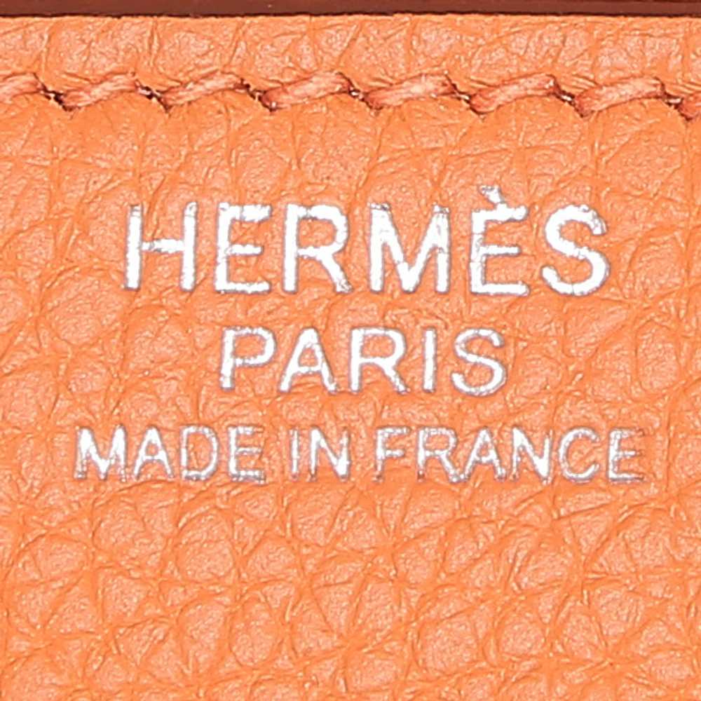 Hermès Birkin 30 cm handbag in orange togo leathe… - image 4