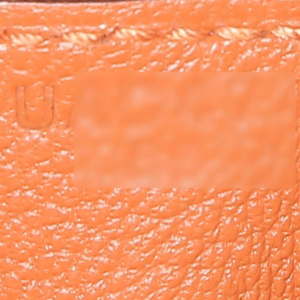 Hermès Birkin 30 cm handbag in orange togo leathe… - image 5