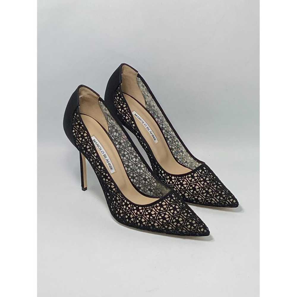Manolo Blahnik Cloth heels - image 3