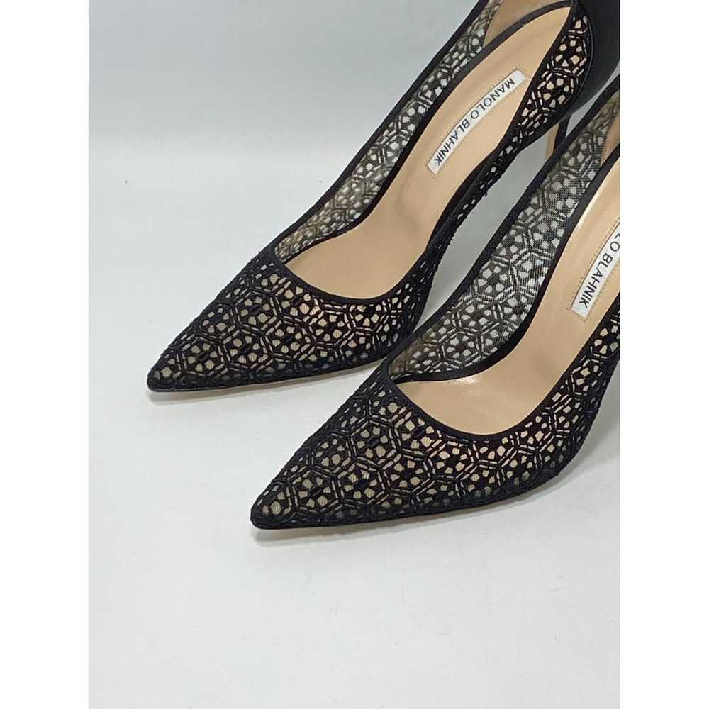 Manolo Blahnik Cloth heels - image 6