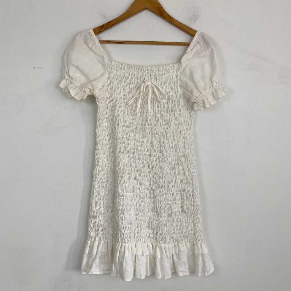 Faithfull The Brand Linen mini dress - image 2