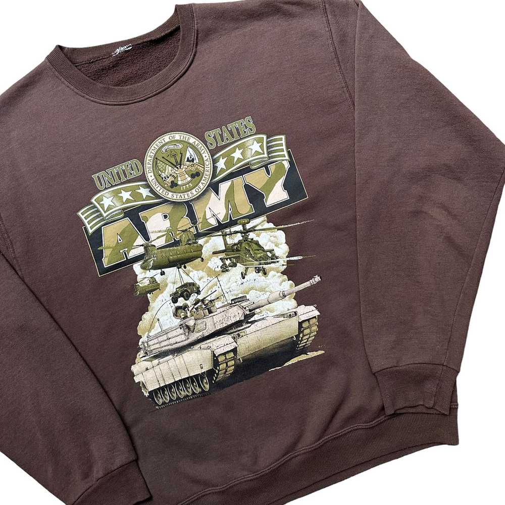 Spooky Y2K Army tank sweatshirt M/L - image 2