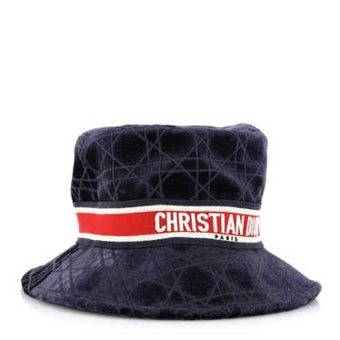 CHRISTIAN DIOR Oblique Reversible Teddy-D Brim Bucket Hat 57 Black 1226204