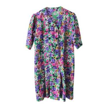 Robe à fleurs - Magnifique robe des années 60 Fle… - image 1