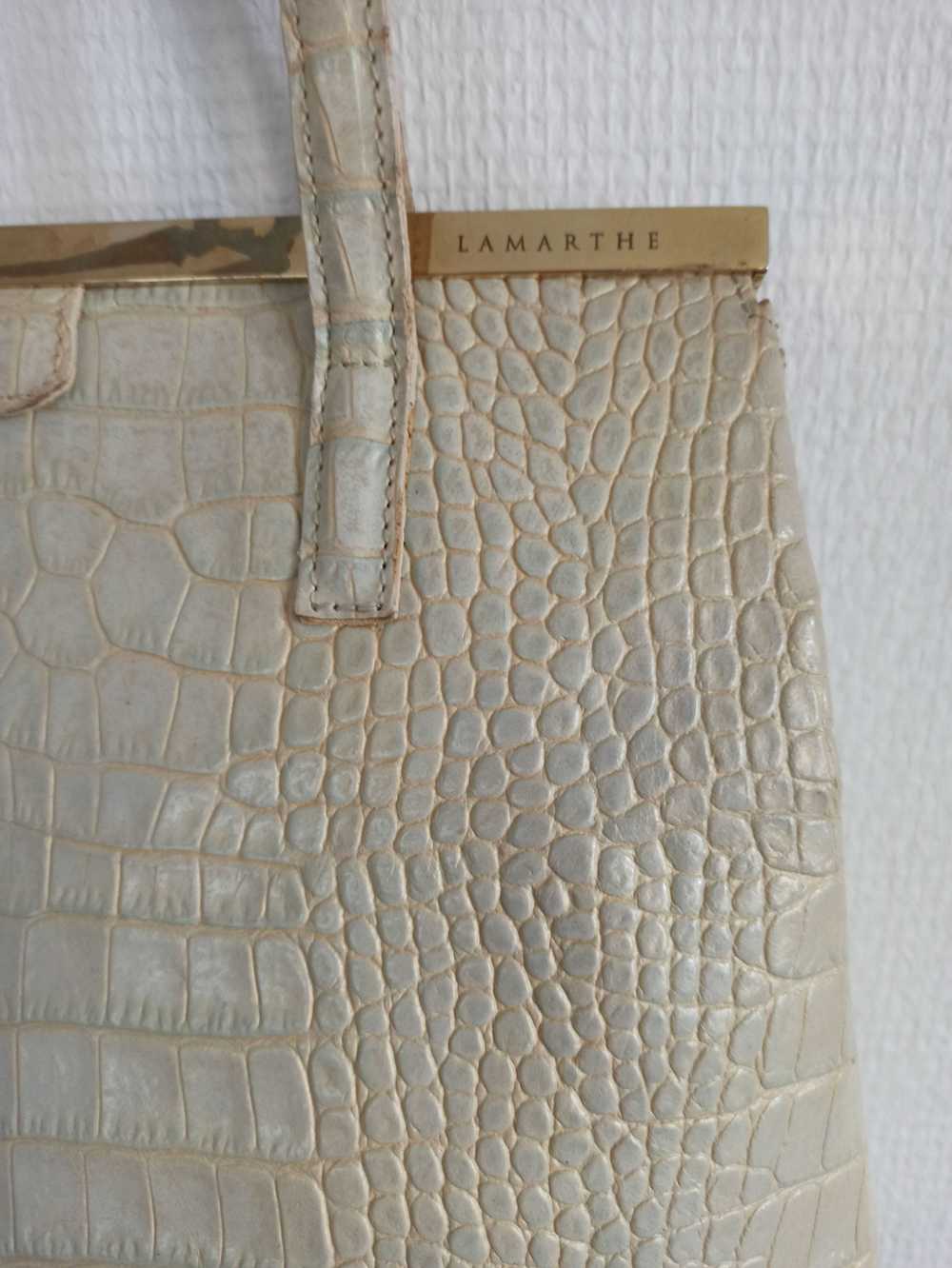 Leather handbag - Maison Lamarthe handbag - image 8