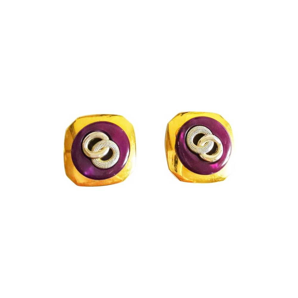Boucles d'oreilles clips - Clips d'oreilles dorée… - image 1