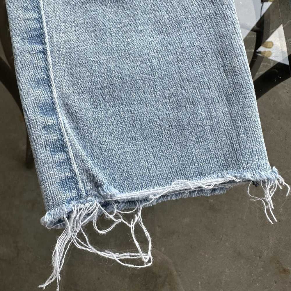 Hollister Hollister Ripped Knee Raw Hem Jean Legg… - image 8