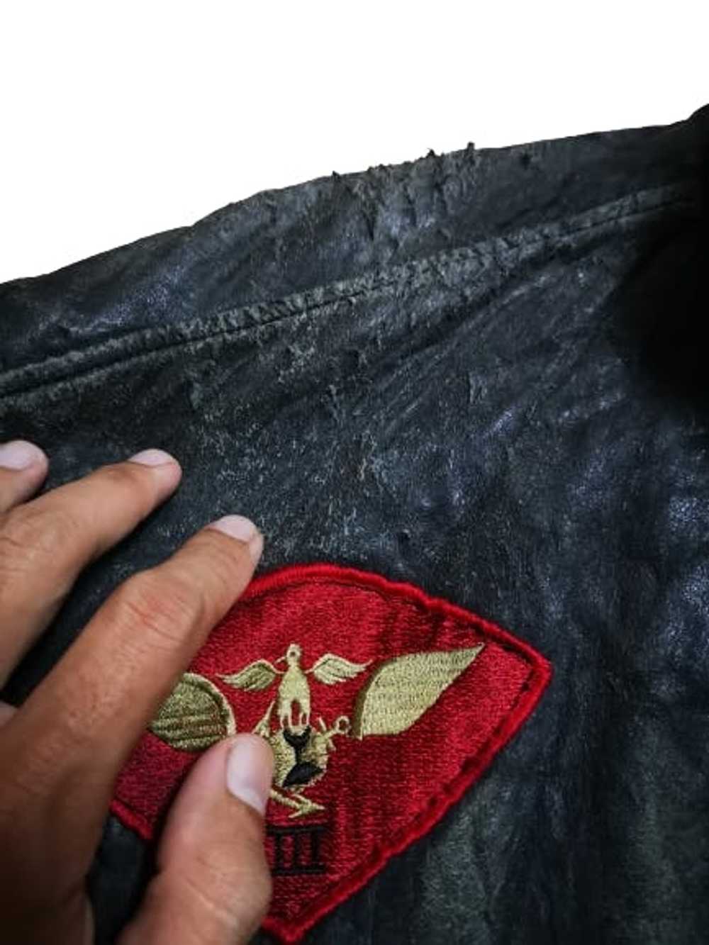 Avirex × Military × Vintage Military Leather Jack… - image 7