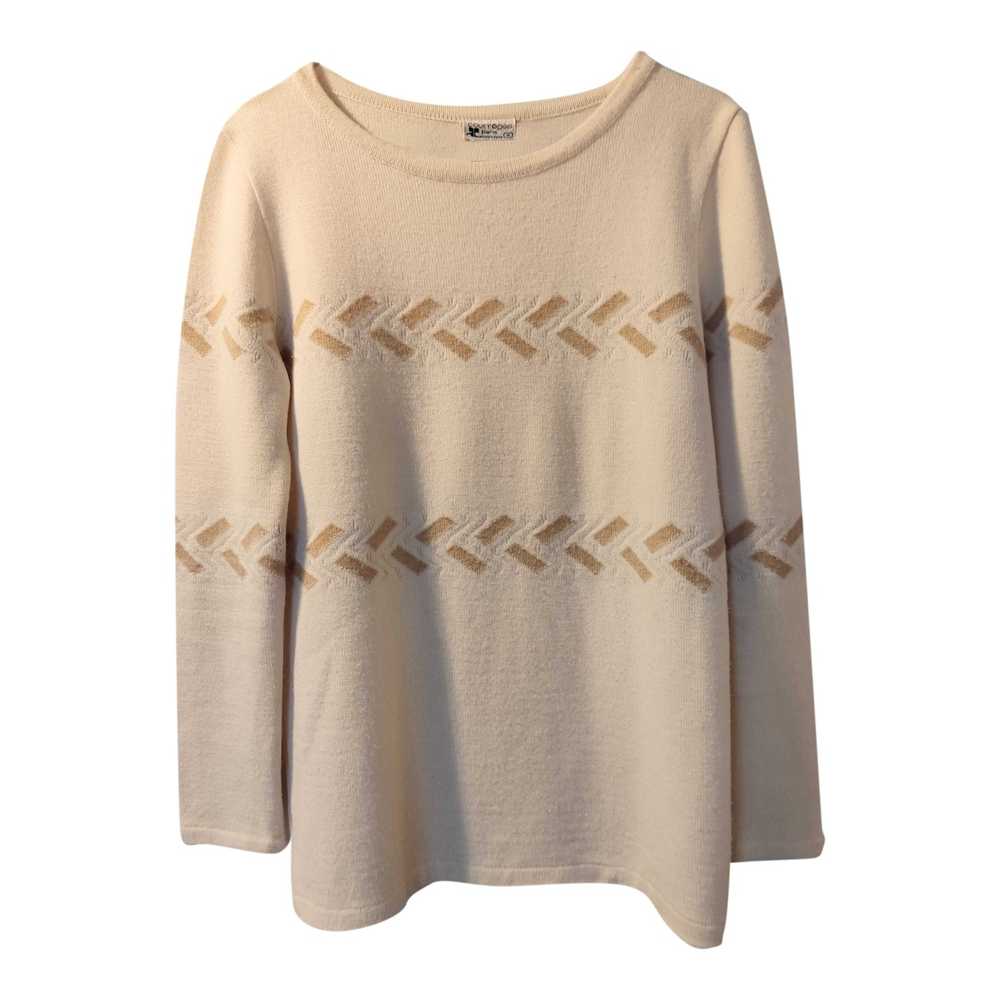 Pull Courrèges - Courrèges sweater, ecru long-sle… - image 1