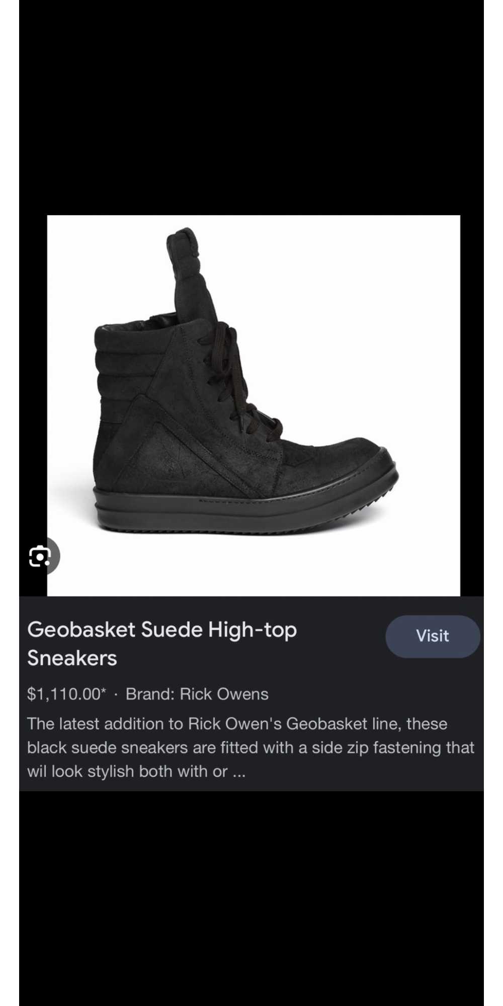 Rick Owens × Rick Owens Drkshdw Suede Crack effec… - image 9