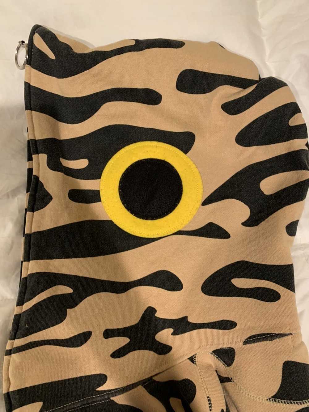 Bape RARE Bape Fish Camo Full Zip Hoodie Yellow - image 5