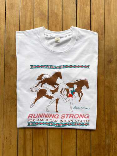 RUNNING STRONG HORSES T-SHIRT—[M]