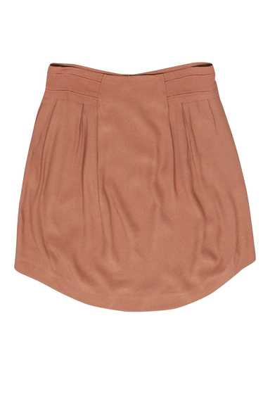 See by Chloe - Camel Mini Skirt w/ Curved Hem Sz 6