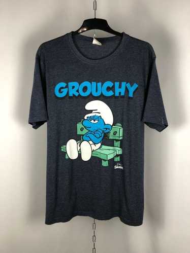 Retro Grouchy Smurf T-Shirt - Royal Blue – Tee Luv