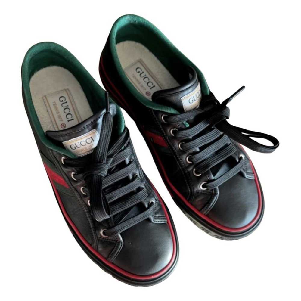 Gucci Tennis 1977 leather trainers - image 1