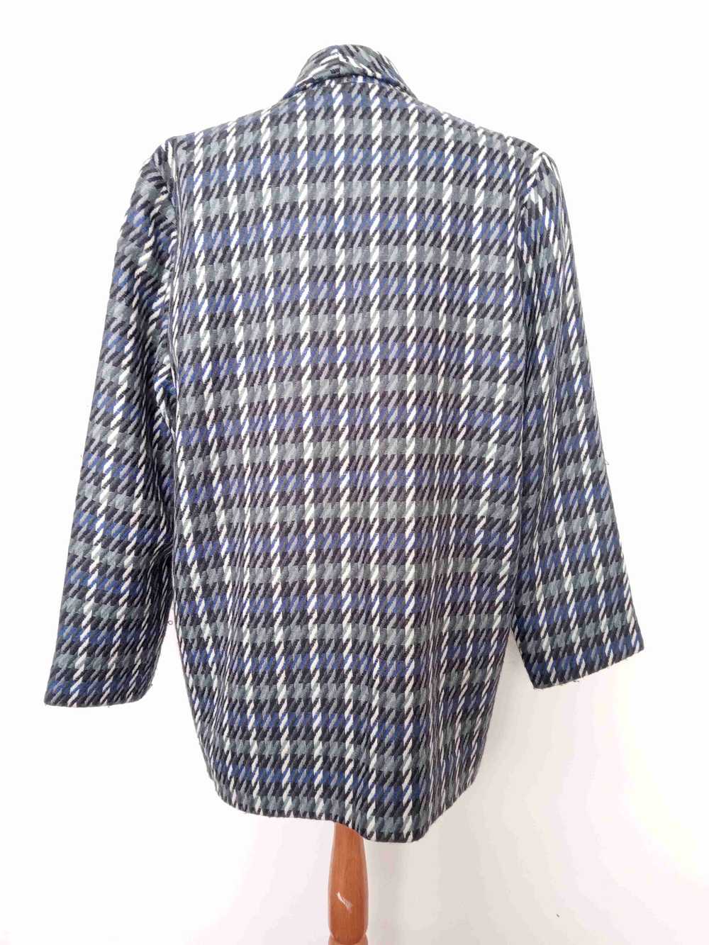 Patterned blazer - Oversized blazer estimated mat… - image 2