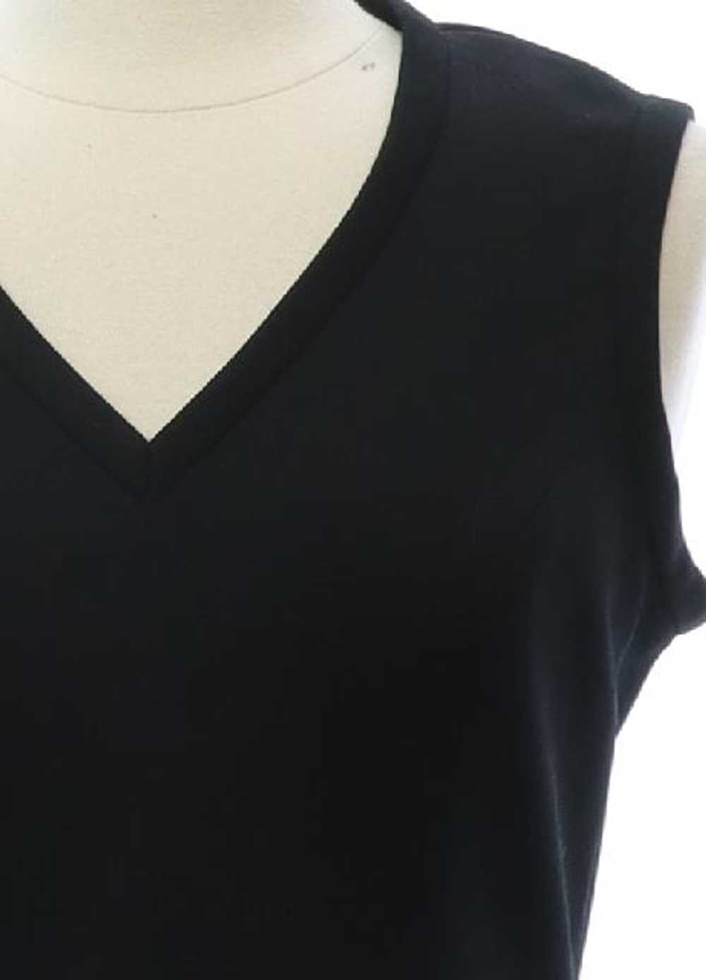 1970's Black Knit Dress - image 2