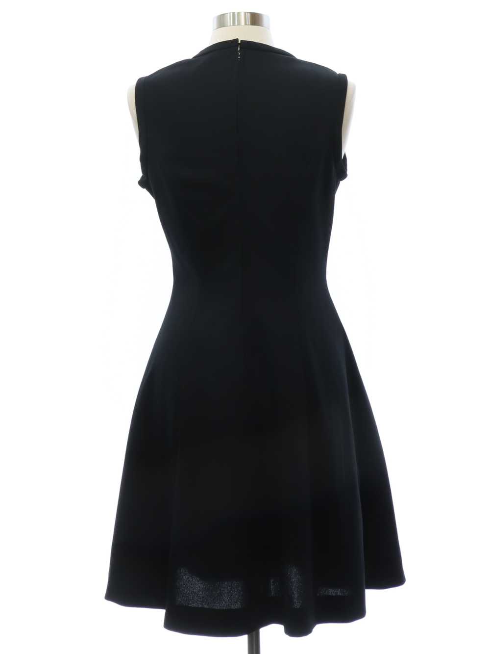 1970's Black Knit Dress - image 3