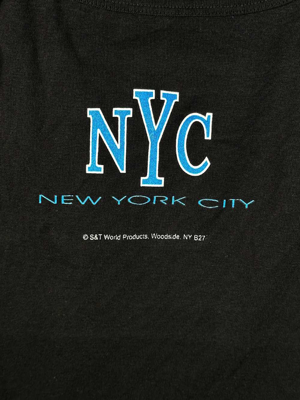 Vintage 1990s NYC Black and Blue Tank - S - image 4