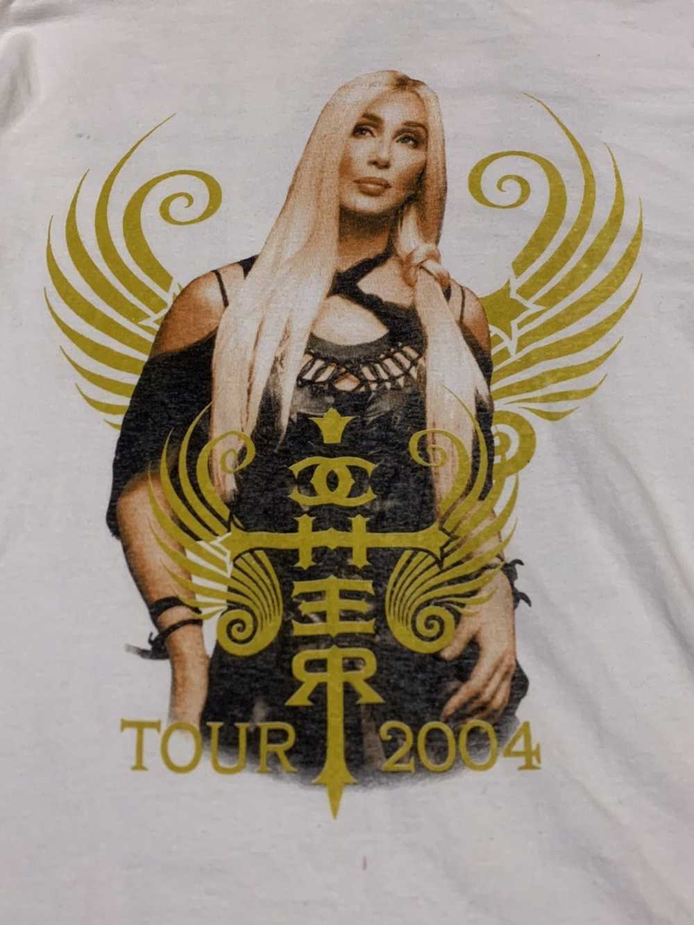 Band Tees × Vintage Vintage Cher Farewell Tour 20… - image 3