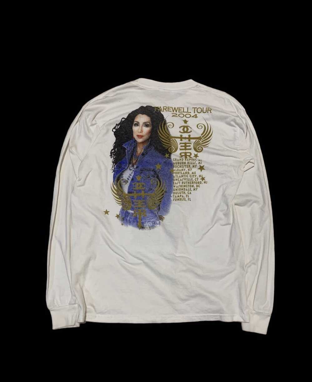 Band Tees × Vintage Vintage Cher Farewell Tour 20… - image 7