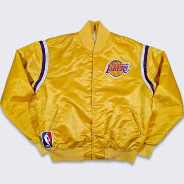 Vintage 90's Lakers Starter Basketball Jacket by kickassvintage
