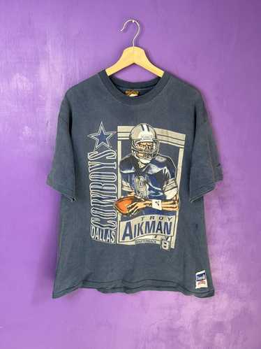 90's Emmitt Smith Dallas Cowboys Nutmeg NFL T Shirt Size Medium