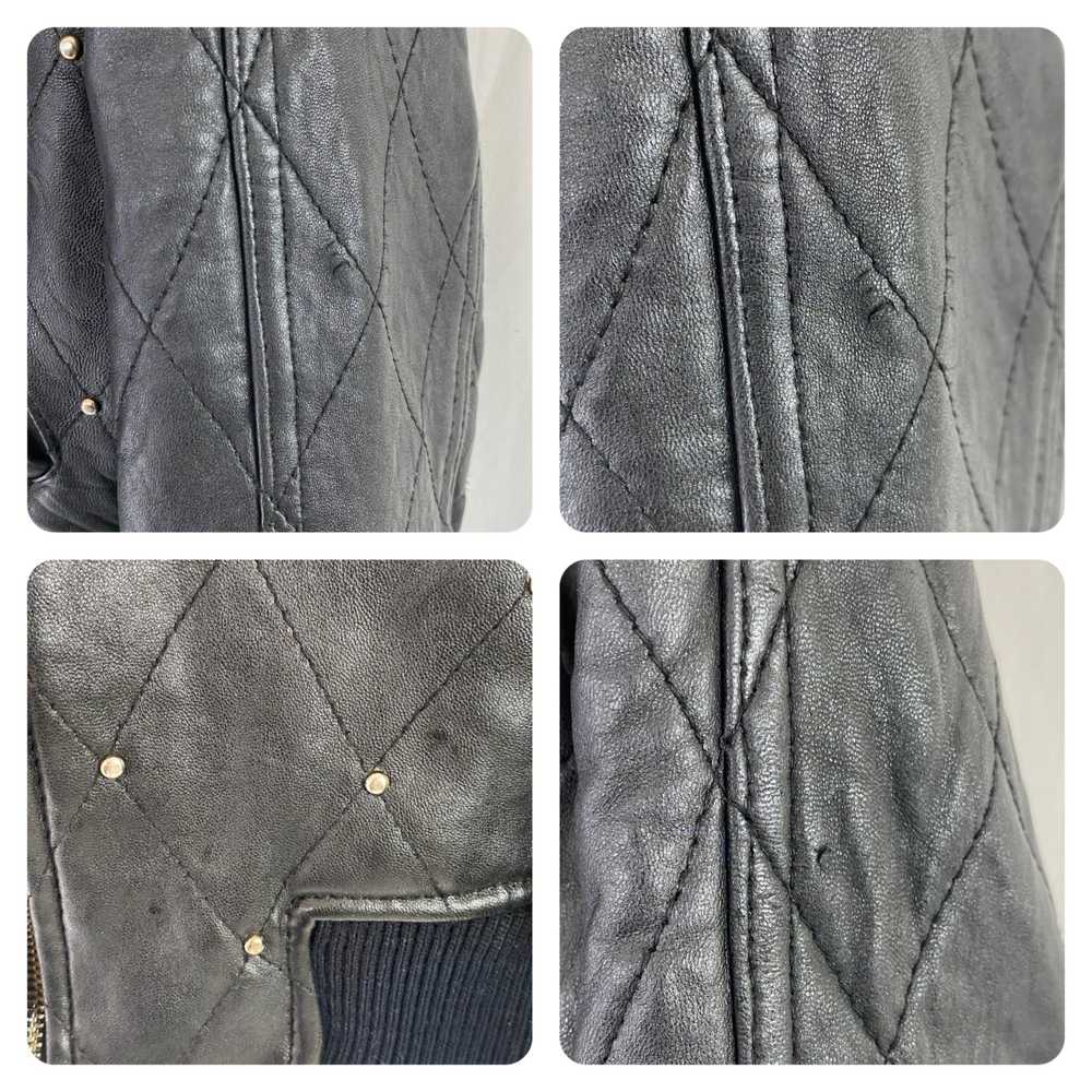 Leather jacket - Paris Sport Club brand jacket, b… - image 4