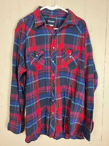 Vintage × Wrangler Vintage Flannel 1980s Wrangler… - image 1