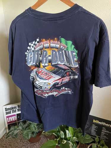 Vintage Y2K Larry The Cable Guy Racing T-shirt