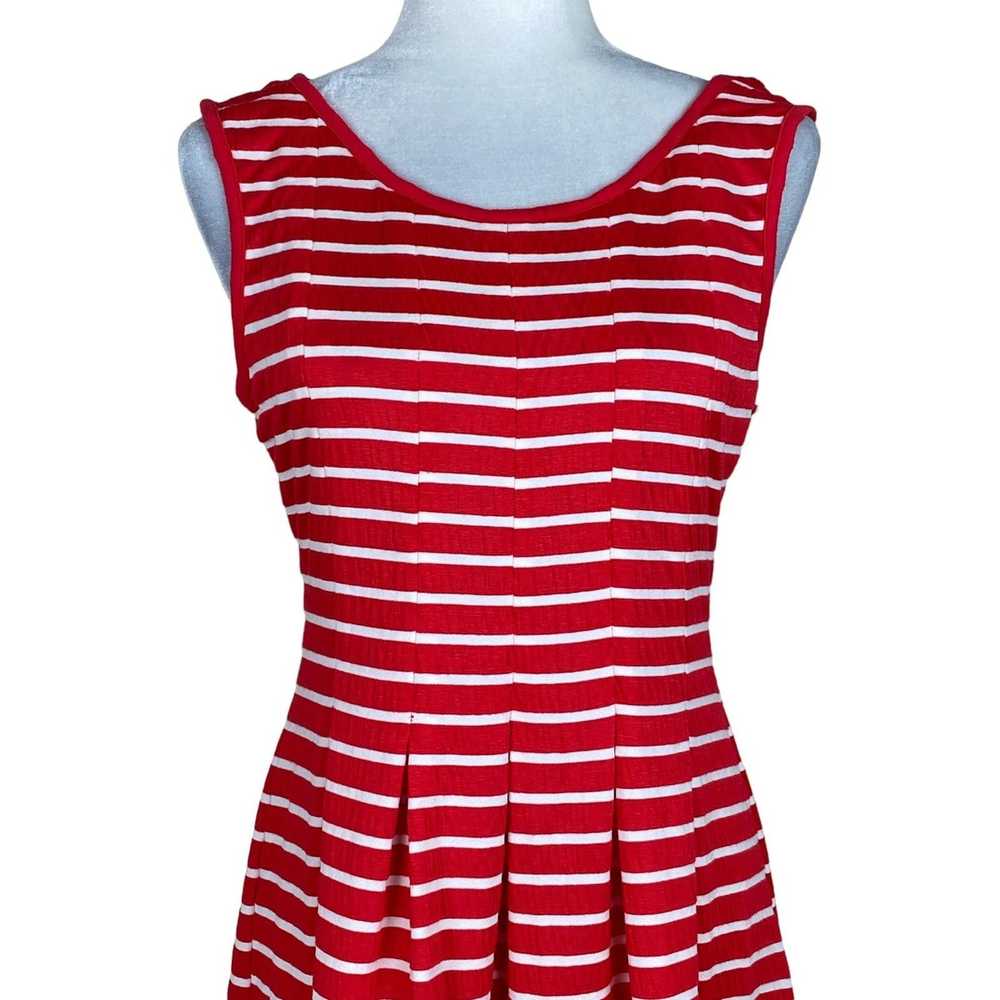 Designer Max Studio Striped Sleeveless Fit & Flar… - image 4