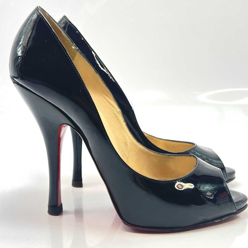 Christian Louboutin Christian Louboutin Black Pat… - image 1