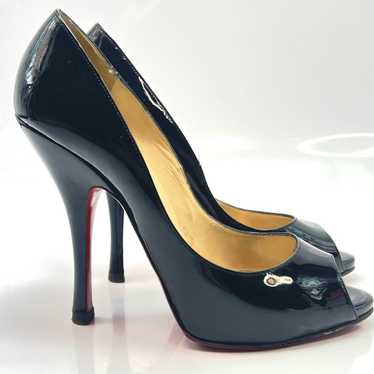 Christian Louboutin Christian Louboutin Black Pat… - image 1