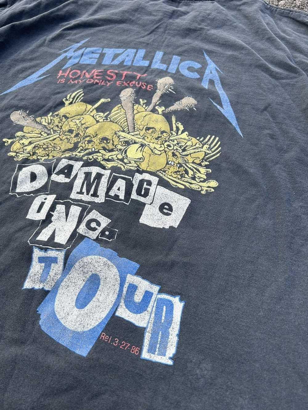 1987 Vintage Rare Metallica Tee Shirt Damage Inc -  Israel
