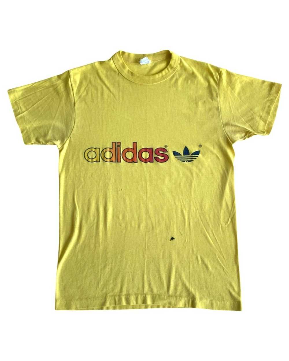 Adidas × Vintage Vintage 70s/80s Adidas T-shirt D… - image 1