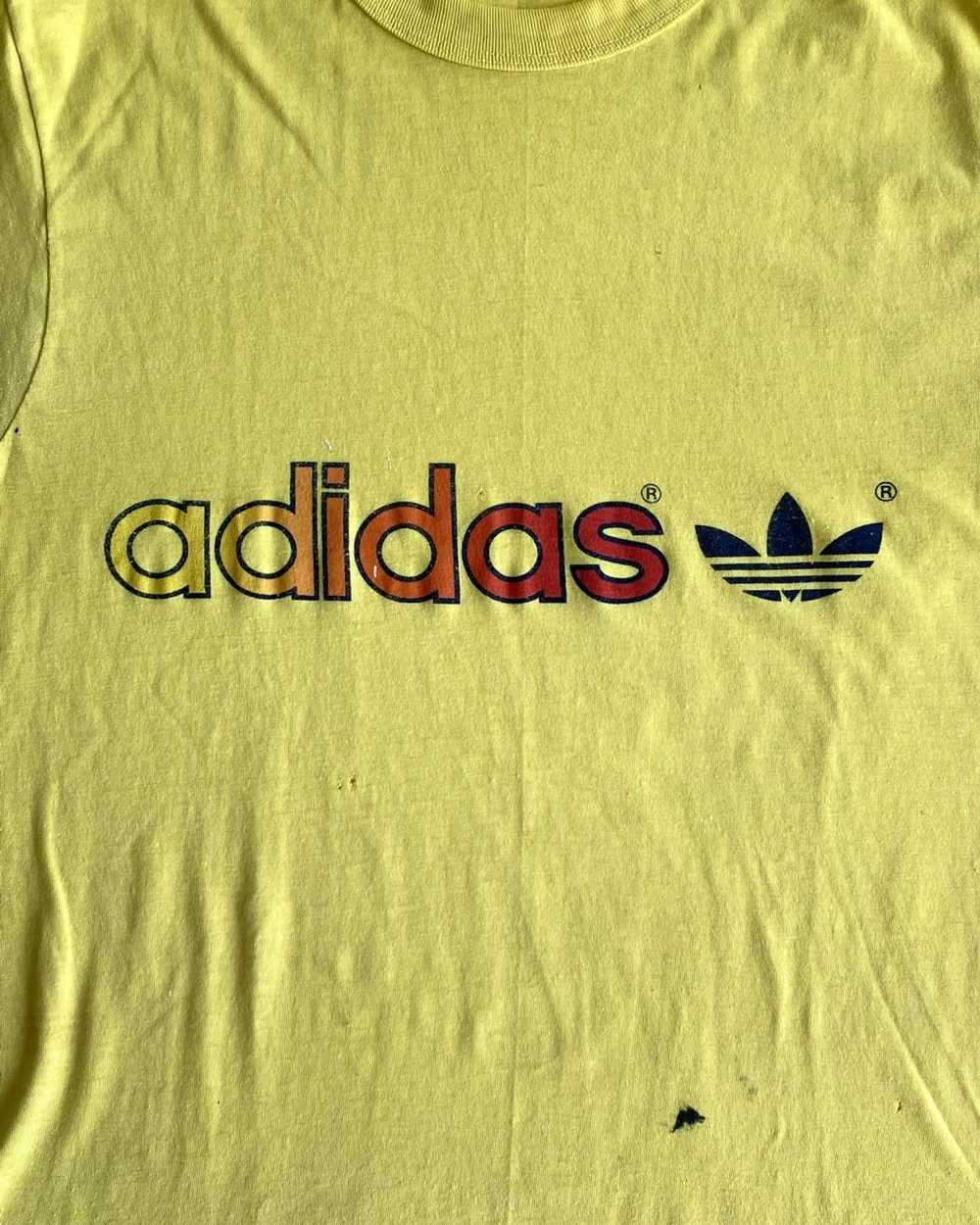 Adidas × Vintage Vintage 70s/80s Adidas T-shirt D… - image 3