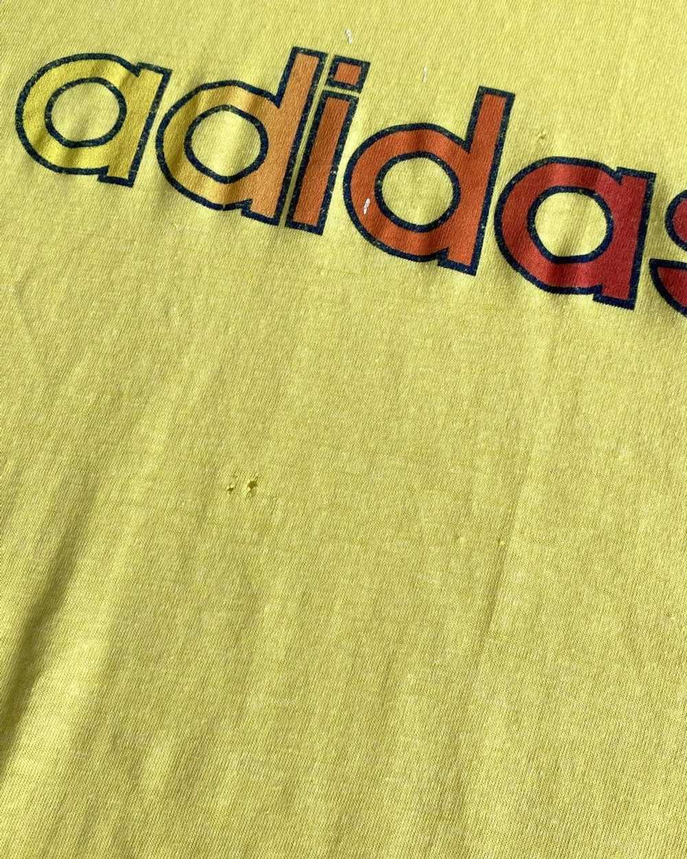 Adidas × Vintage Vintage 70s/80s Adidas T-shirt D… - image 5