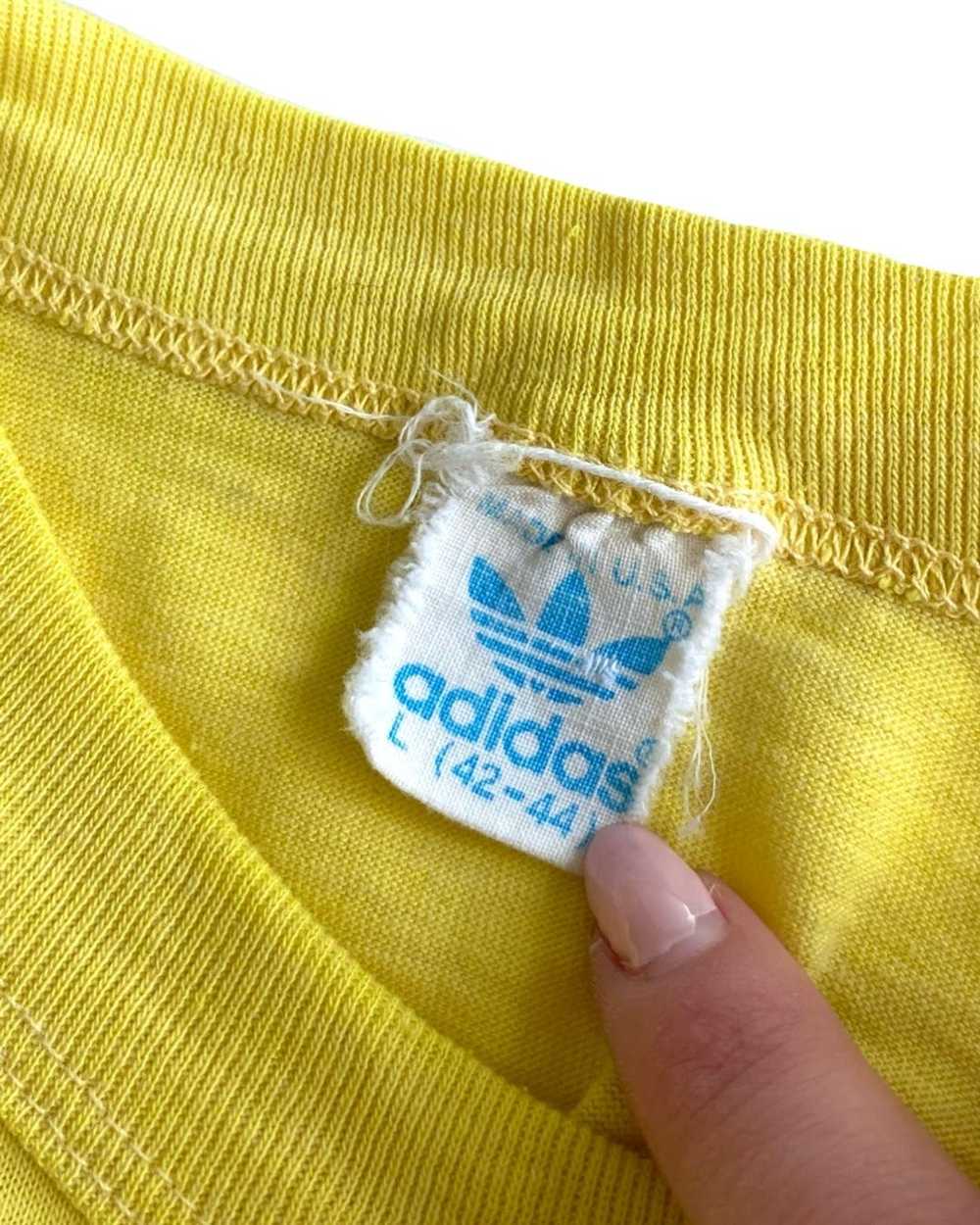 Adidas × Vintage Vintage 70s/80s Adidas T-shirt D… - image 8