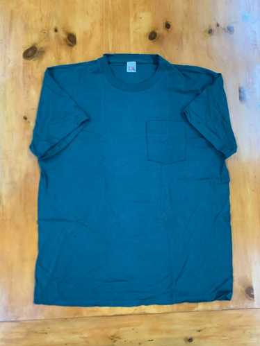 Vintage Vintage 1990s Forest Green Blank Pocket T-