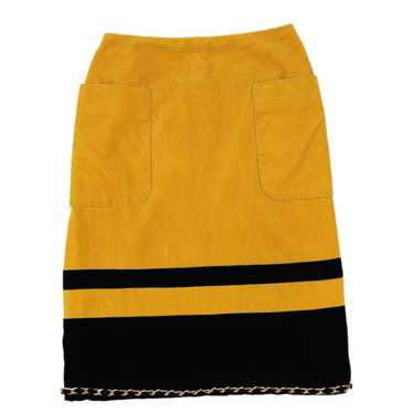 Chanel Chanel Vintage Velor Skirt - image 1