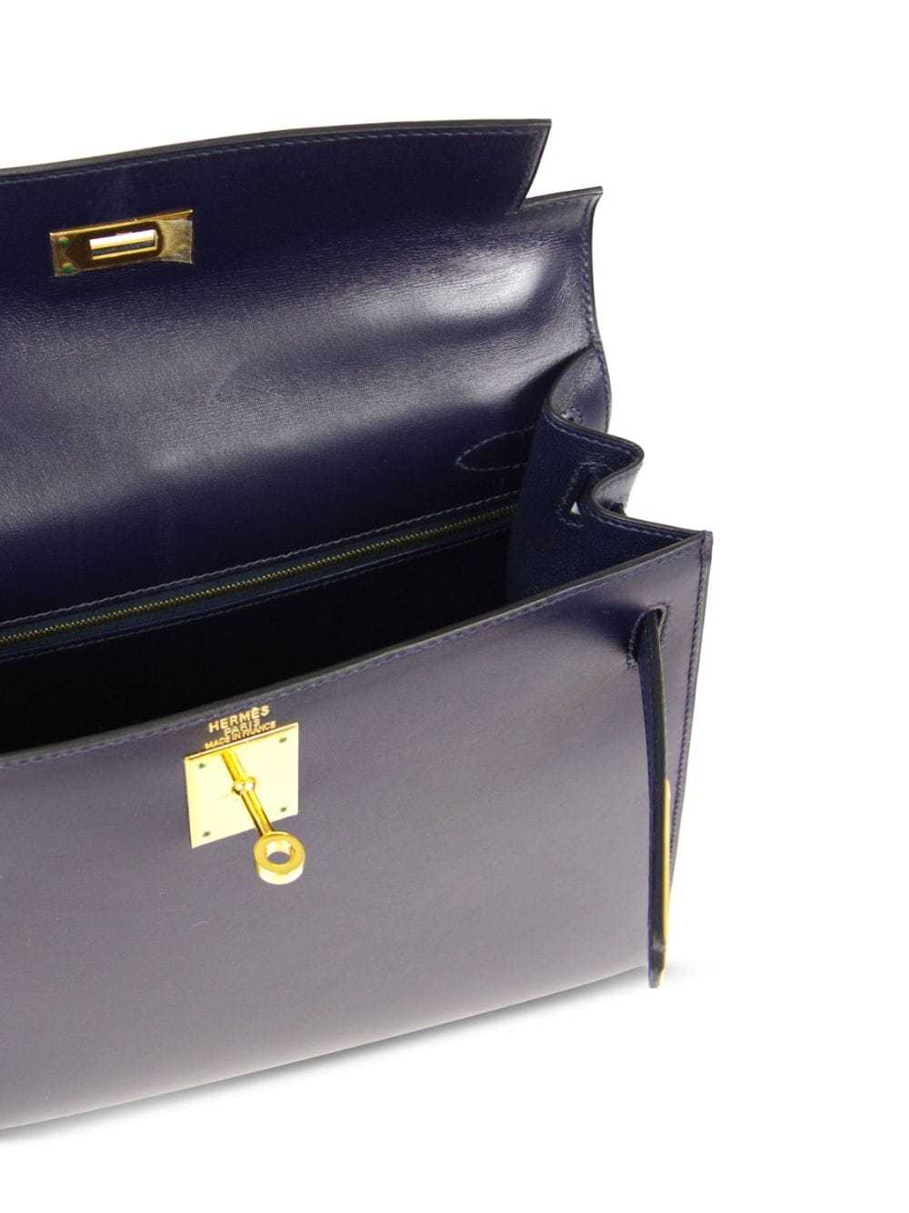 Hermès Pre-Owned 1999 Kelly 28 handbag - Blue - image 4