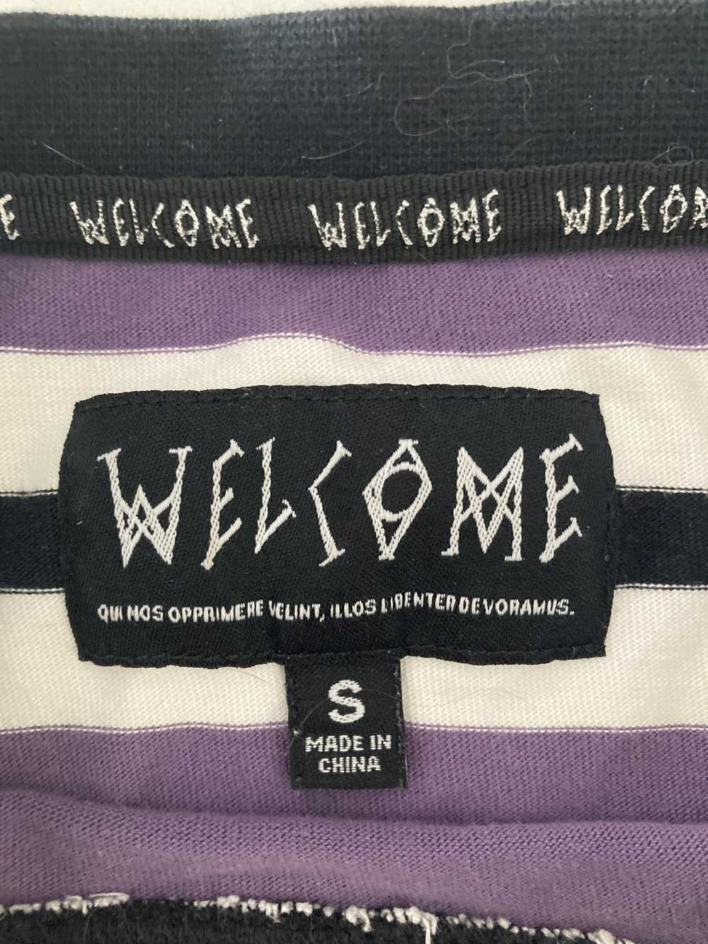 Welcome Chimera Black & Purple Split Dye T-Shirt