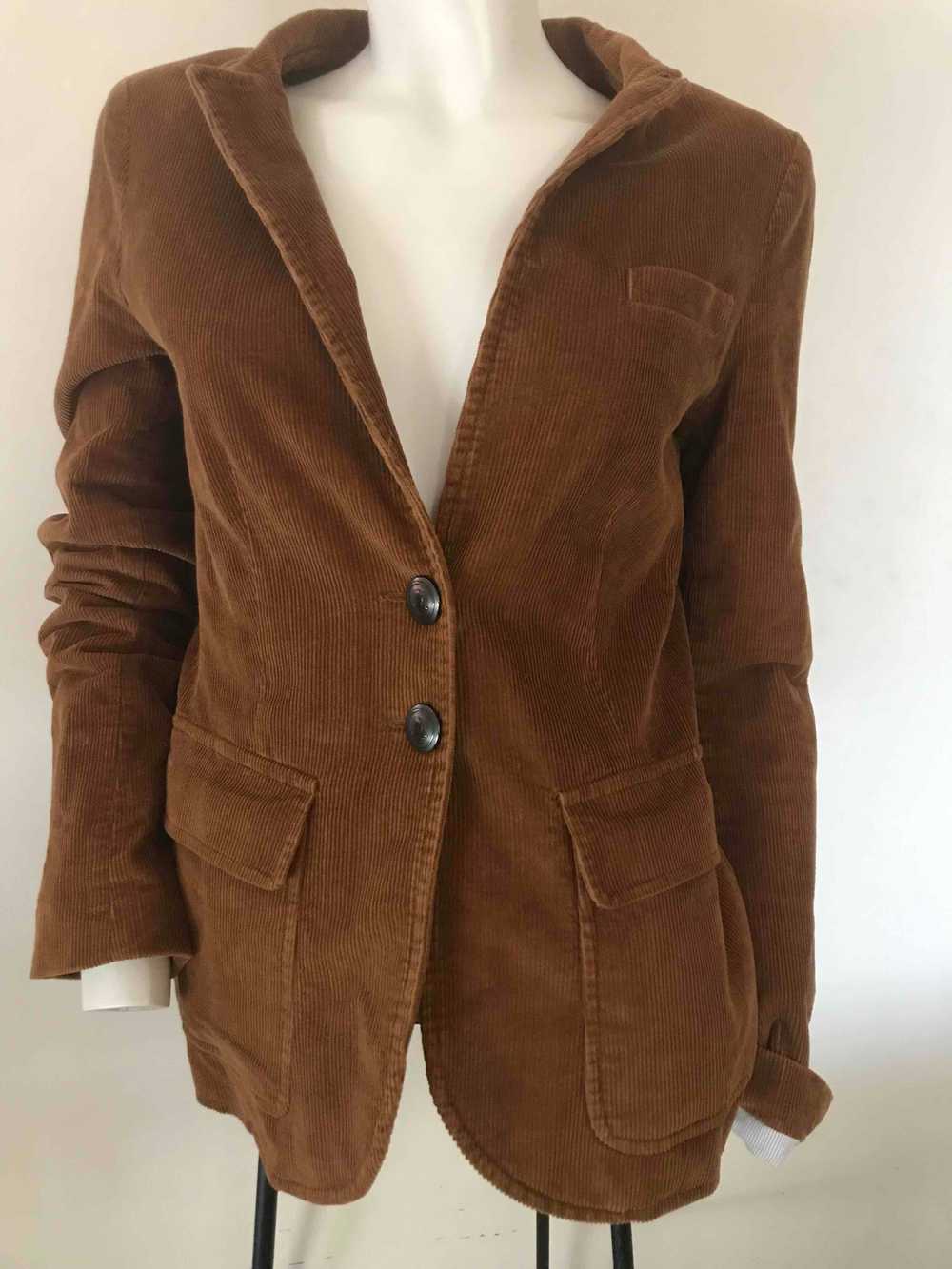Corduroy blazer - Camel corduroy jacket - image 3