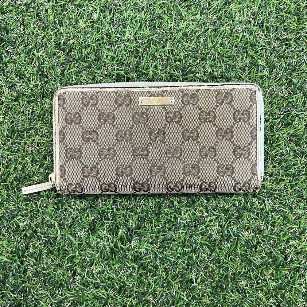 Gucci Gucci Monogram Wallet Tan Mono OS - image 1