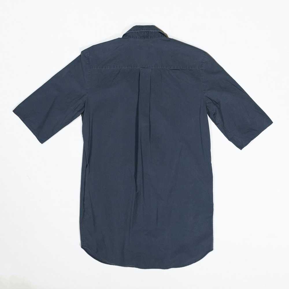 Cos Cos Cotton Poplin Button Front Collared Half - image 4