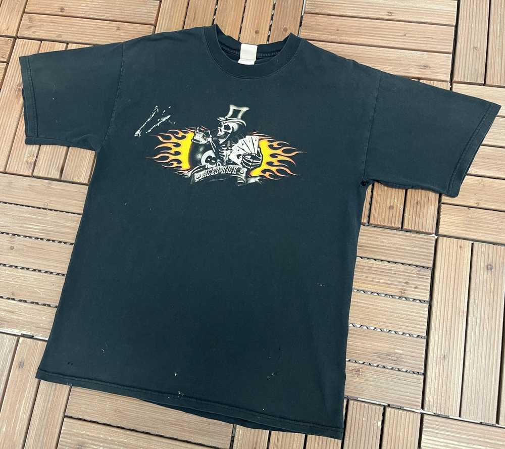 Vintage Iron Maiden Aces High Vintage Y2K T-Shirt… - image 3