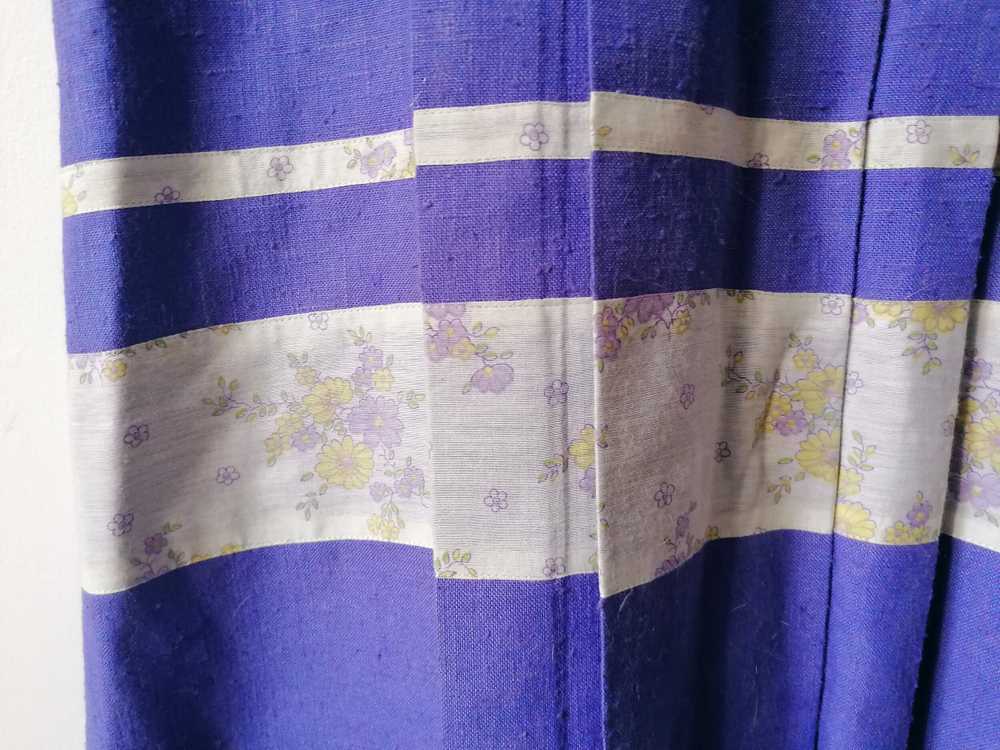 Robe 70s - Longue robe violette/ lilas foncé conf… - image 3
