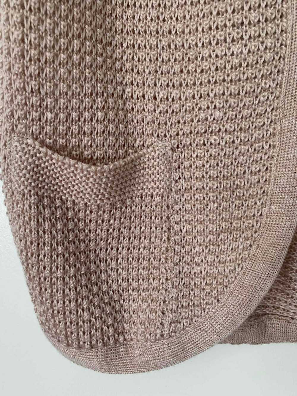 Knit vest - Sleeveless knit cardigan, open withou… - image 2