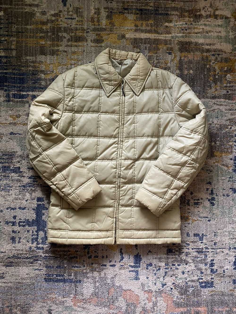 Vintage 1970’s talon zip puffer jacket - image 1